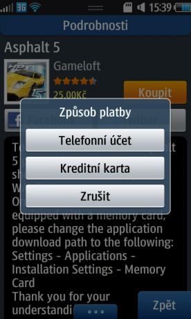 Nákup aplikací z obchodu SamsungApps nově prostřednictvím prémiových SMS