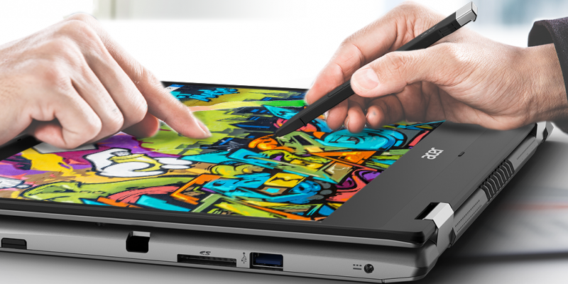 Notebook Acer Spin 3 je stylový a spolehlivý společník na cesty pro mladé profesionály