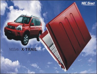 NEC vypouští notebook Nissan X-Trail