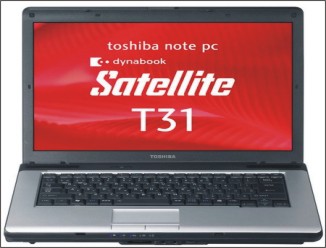 Toshiba Satellite T31 s operačním systémem Windows XP a Vista