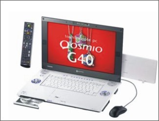 Toshiba Qosmio G40: nově i s HD DVD-RW mechanikou