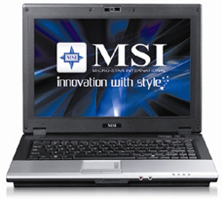 MSI  představuje notebook VR340